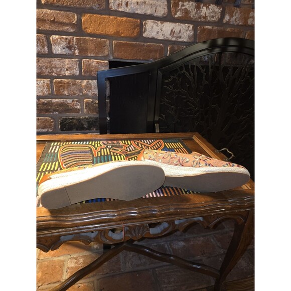 David Tate Embroidered Espadrille Flat (Lola style) Size 10 - Picture 5 of 6